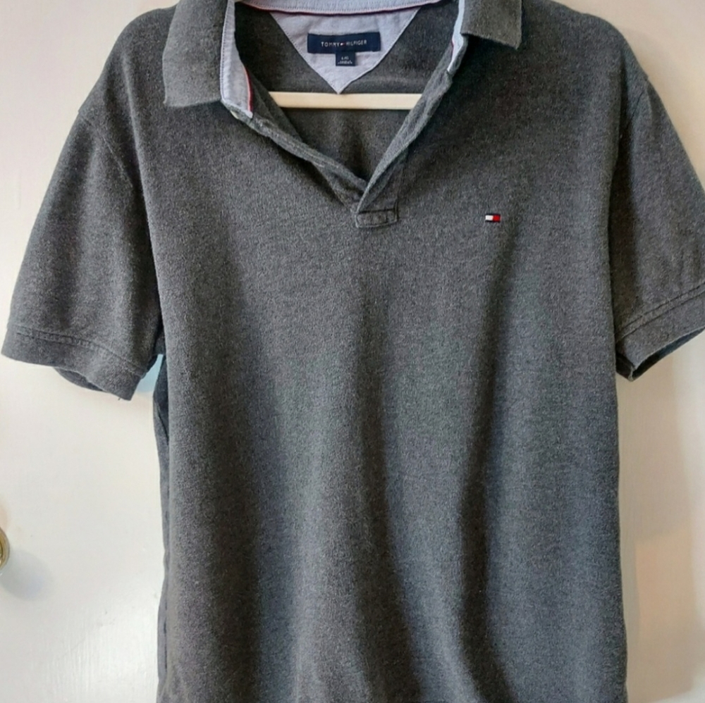Tommy Hilfiger Gray Polo Shirt
